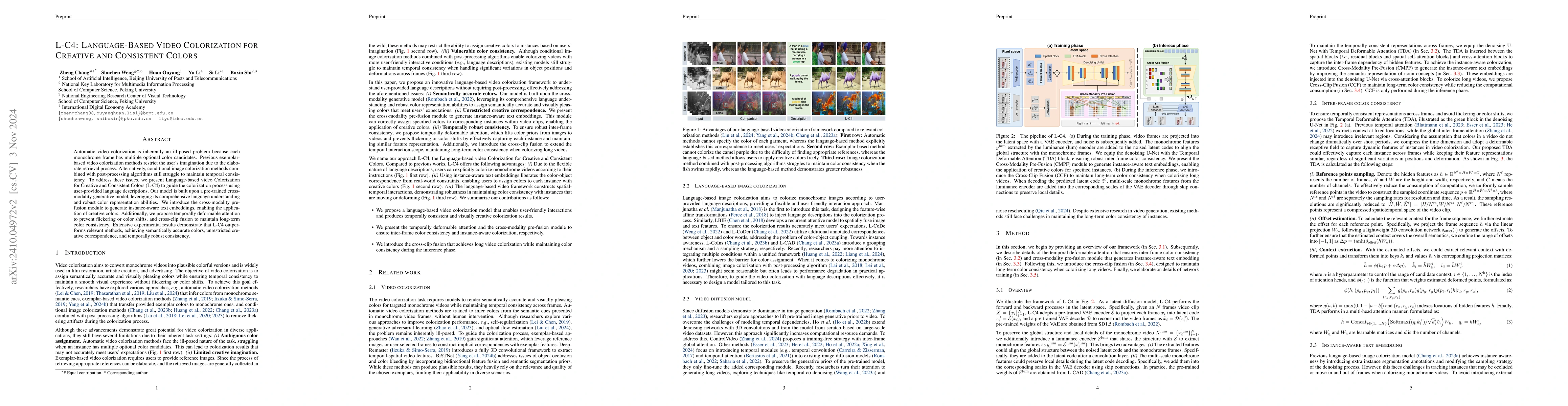Thumbnail for L-C4: Language-Based Video Colorization for Creative and Consistent
  Color