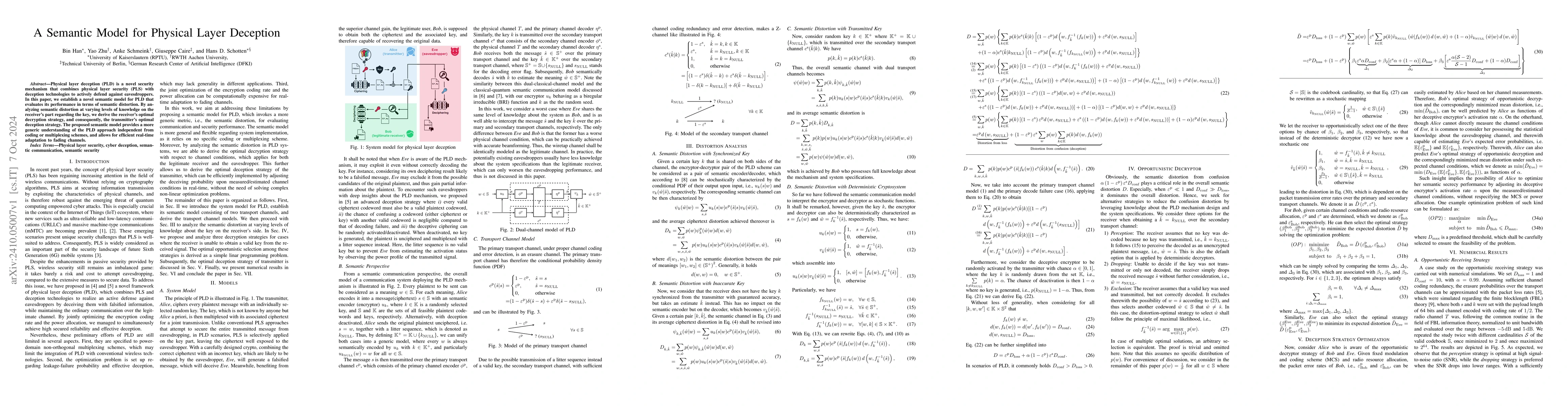 Thumbnail for A Semantic Model for Physical Layer Deception