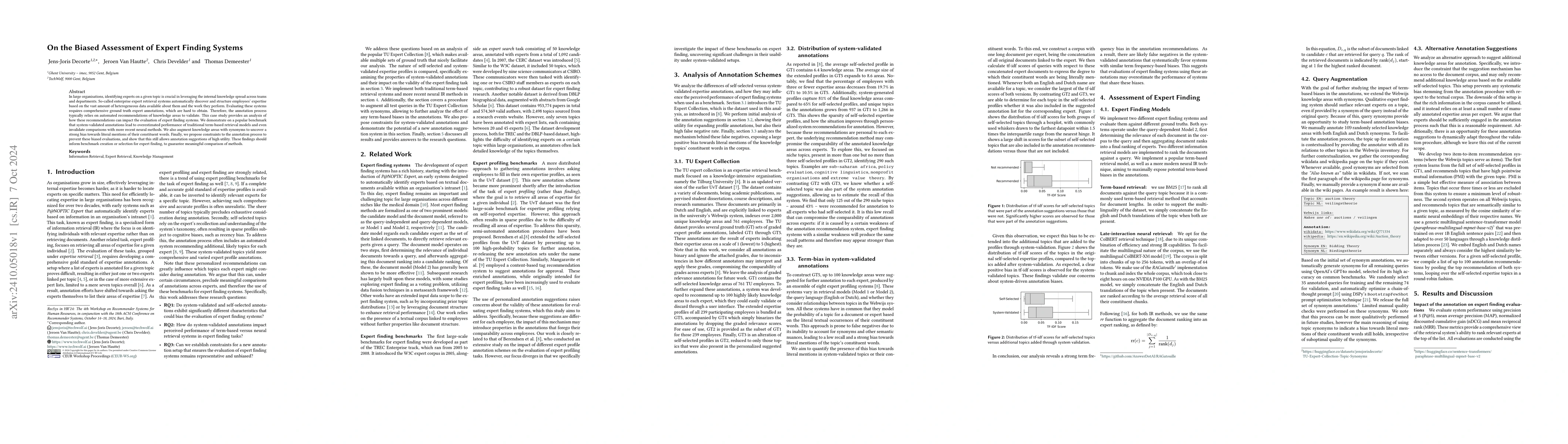 Thumbnail for On the Biased Assessment of Expert Finding Systems