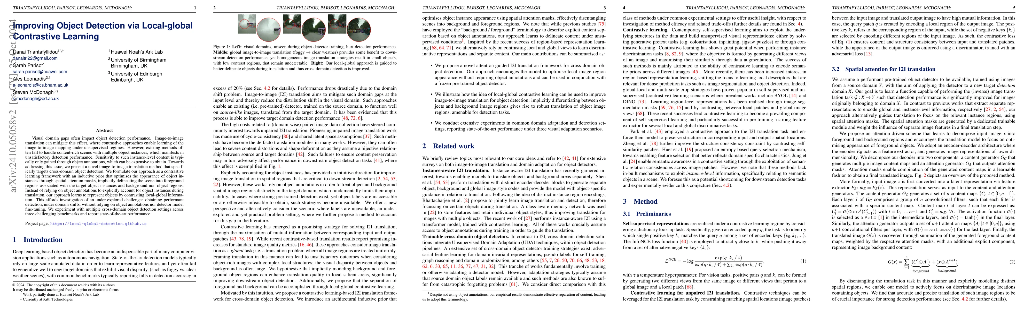 Thumbnail for Improving Object Detection via Local-global Contrastive Learning