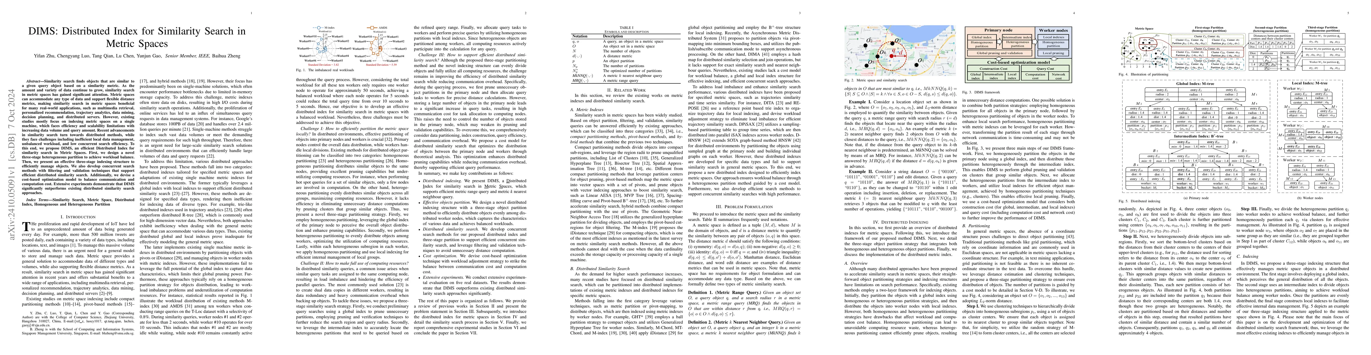 Thumbnail for DIMS: Distributed Index for Similarity Search in Metric Spaces