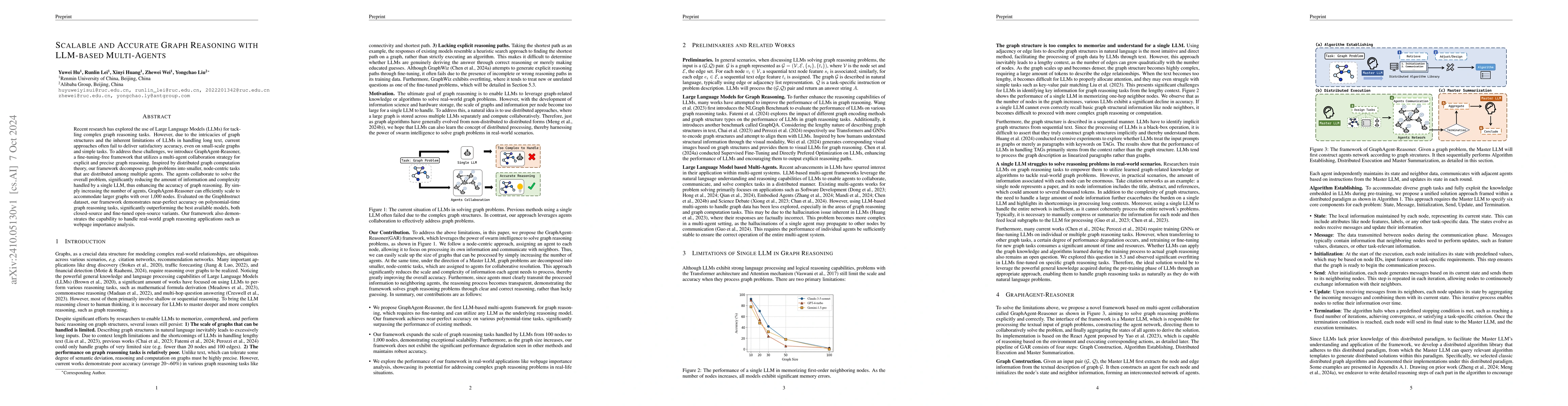 Thumbnail for Scalable and Accurate Graph Reasoning with LLM-based Multi-Agents