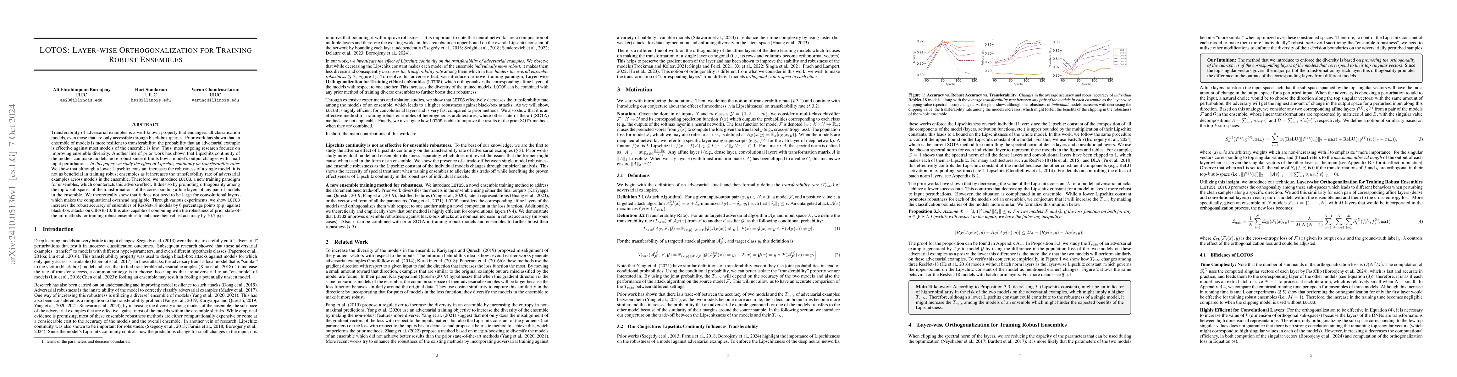 Thumbnail for LOTOS: Layer-wise Orthogonalization for Training Robust Ensembles