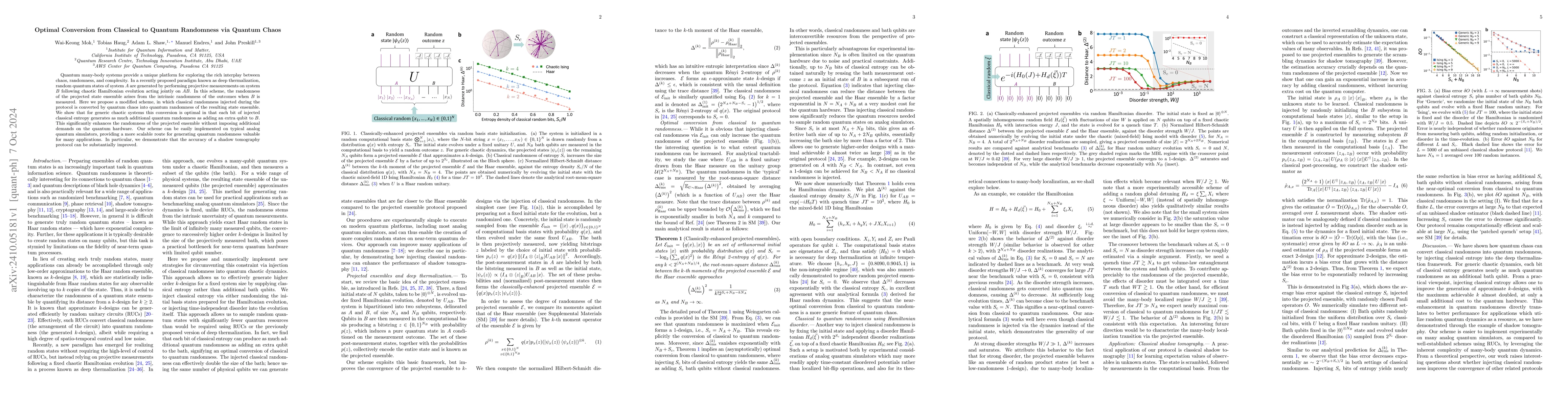 Thumbnail for Optimal Conversion from Classical to Quantum Randomness via Quantum
  Chaos