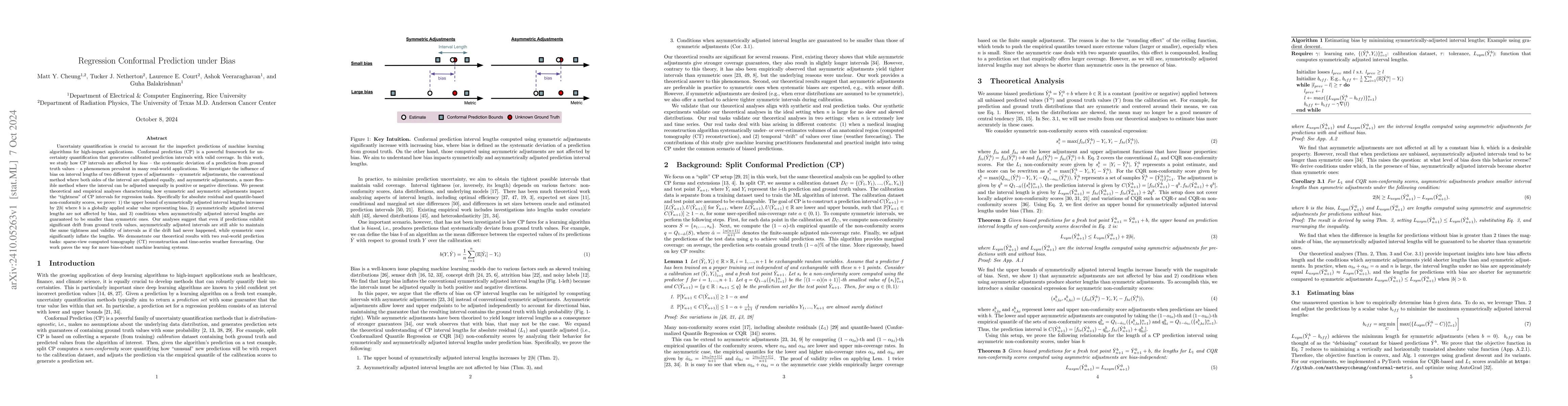 Thumbnail for Regression Conformal Prediction under Bias