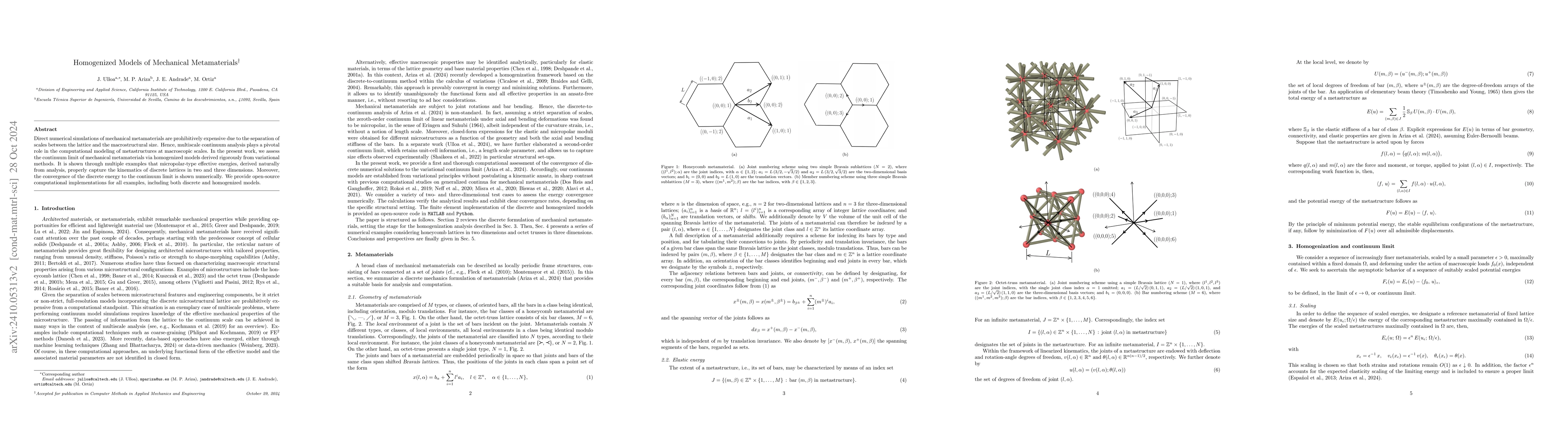 Thumbnail for Homogenized Models of Mechanical Metamaterials