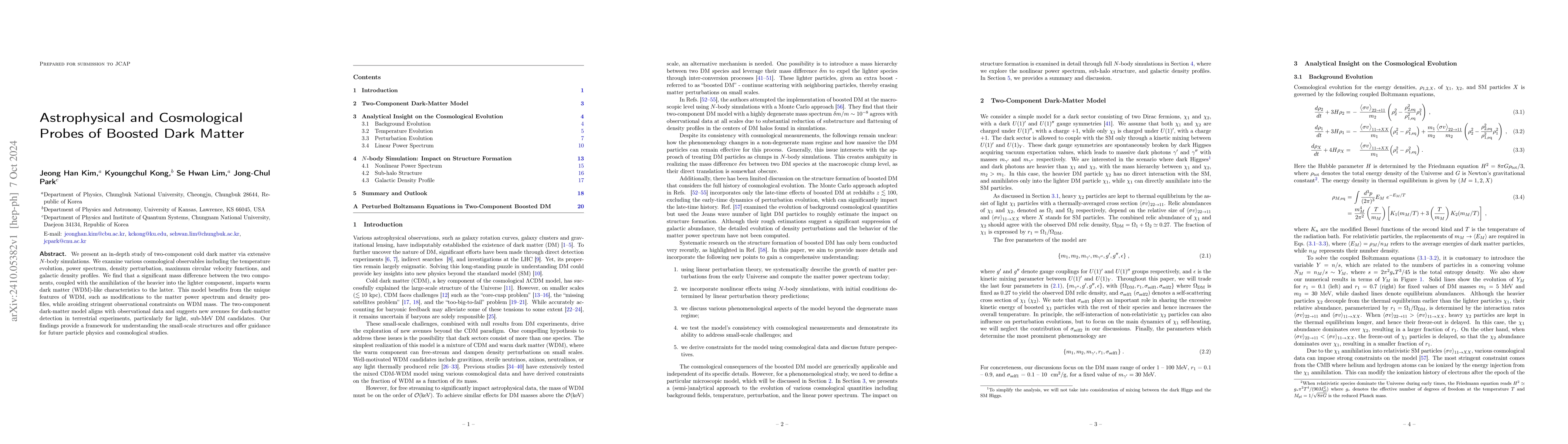 Thumbnail for Astrophysical and Cosmological Probes of Boosted Dark Matter