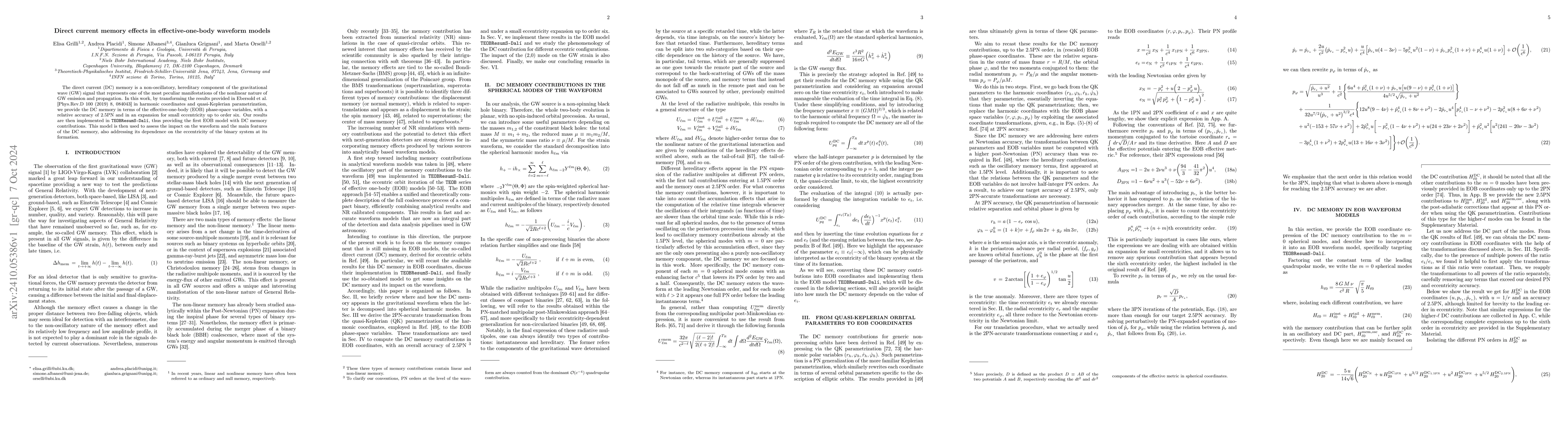 Thumbnail for Direct current memory effects in effective-one-body waveform models