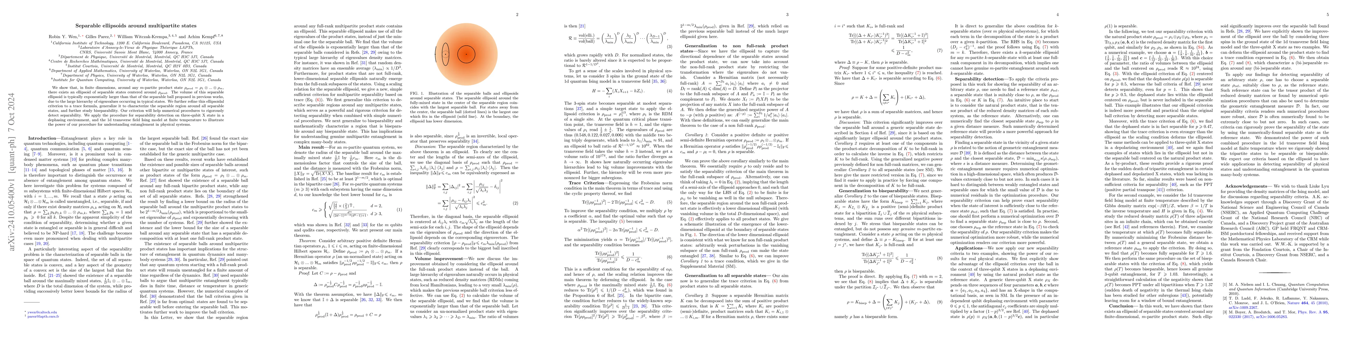Thumbnail for Separable ellipsoids around multipartite states
