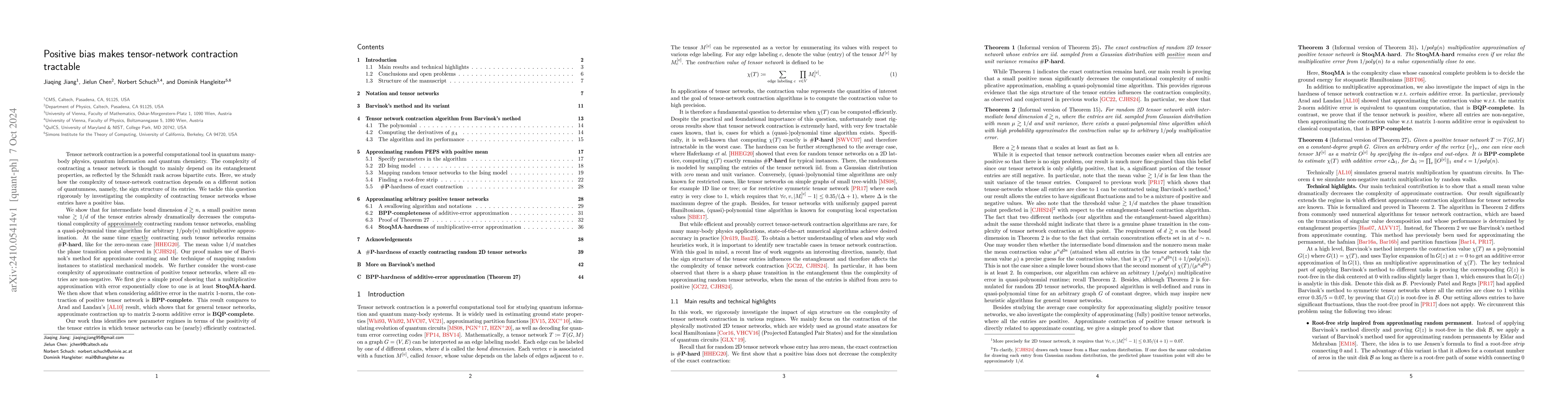 Thumbnail for Positive bias makes tensor-network contraction tractable