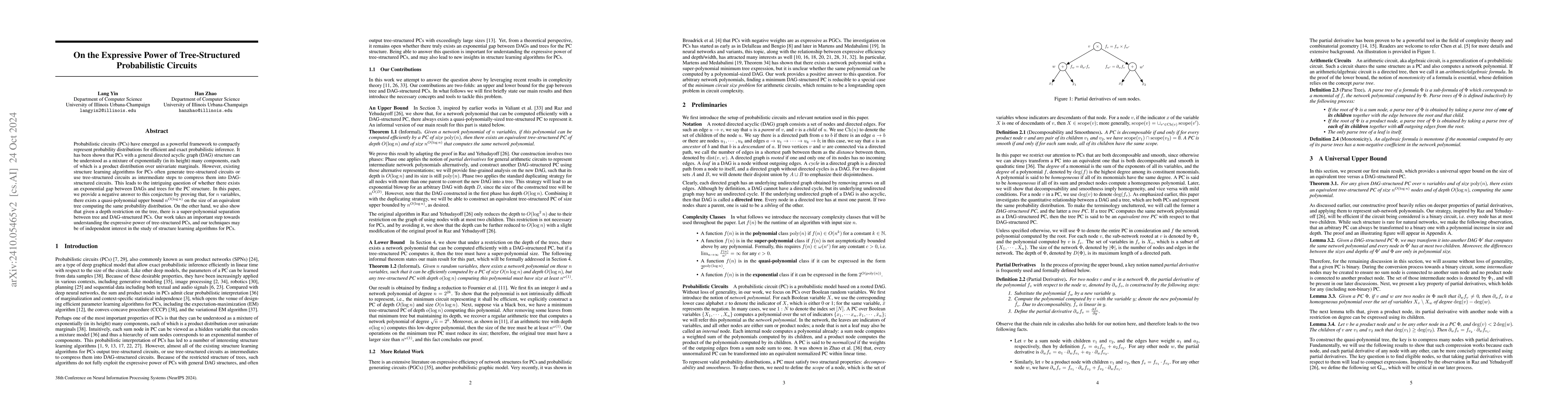 Thumbnail for On the Expressive Power of Tree-Structured Probabilistic Circuits
