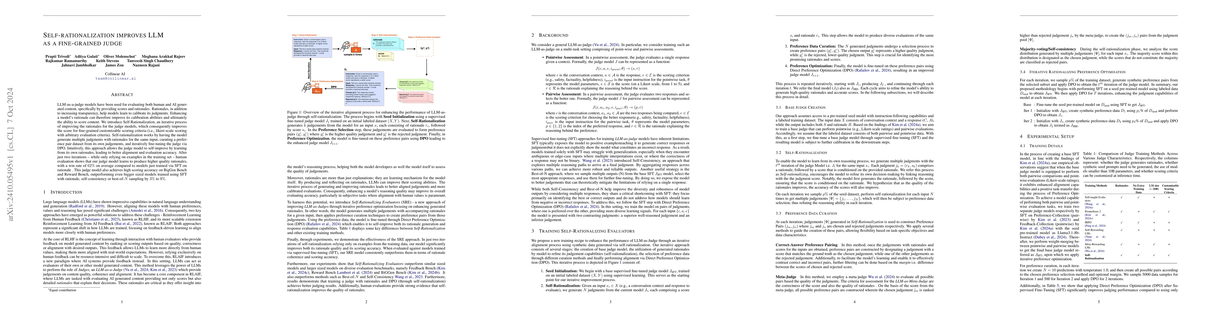 Thumbnail for Self-rationalization improves LLM as a fine-grained judge