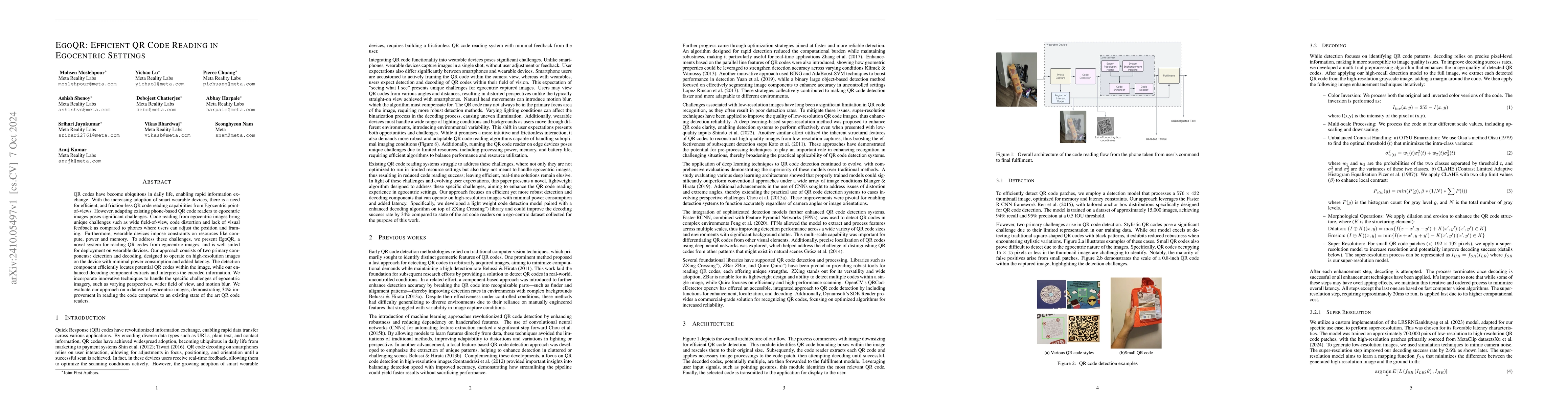 Thumbnail for EgoQR: Efficient QR Code Reading in Egocentric Settings