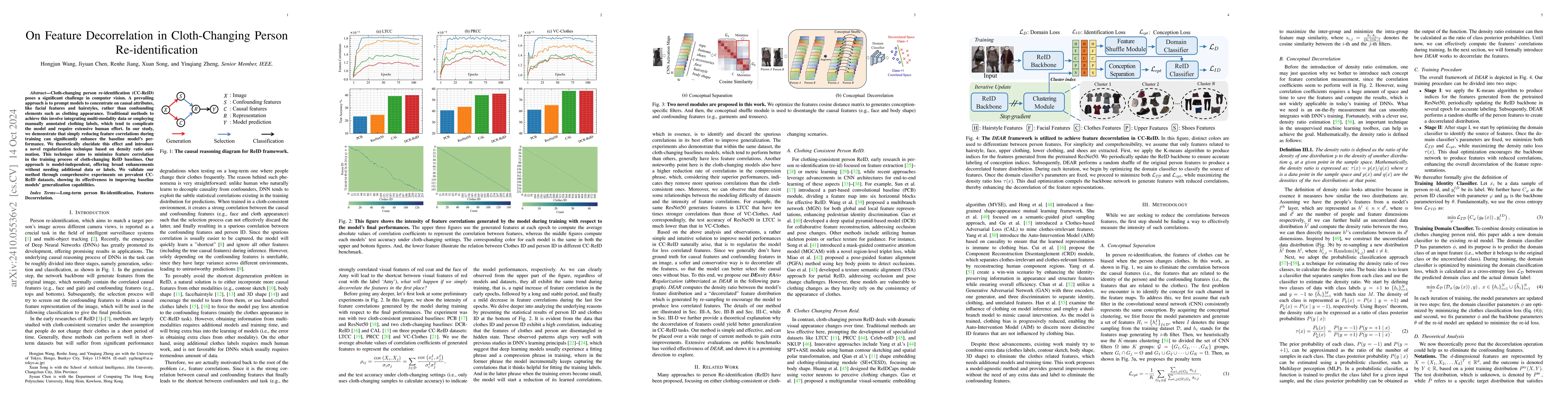 Thumbnail for On Feature Decorrelation in Cloth-Changing Person Re-identification