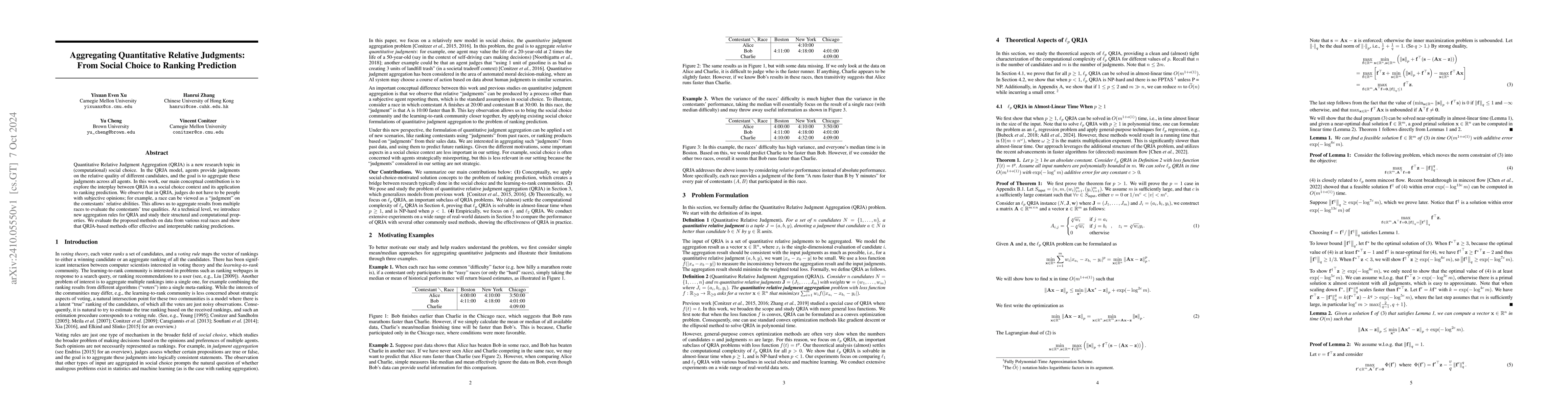 Thumbnail for Aggregating Quantitative Relative Judgments: From Social Choice to
  Ranking Prediction