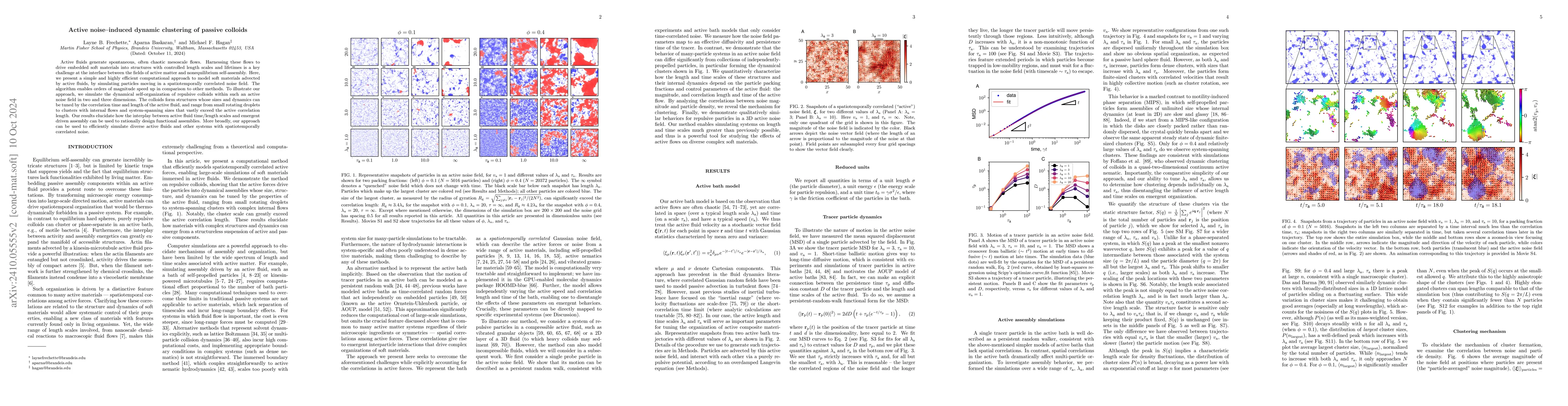 Thumbnail for Active noise-induced dynamic clustering of passive colloids