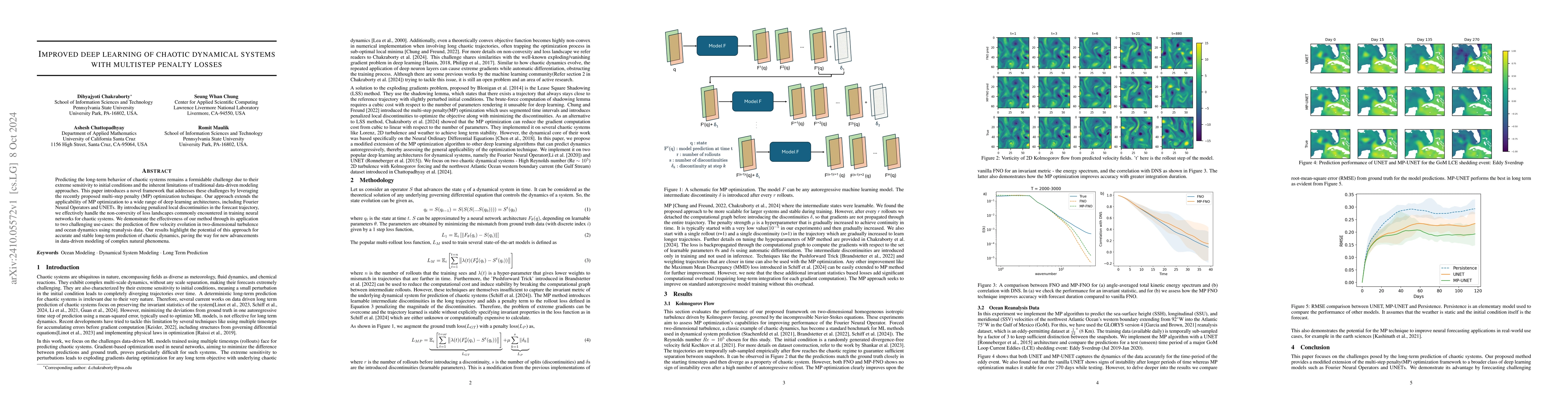 Thumbnail for Improved deep learning of chaotic dynamical systems with multistep
  penalty losses