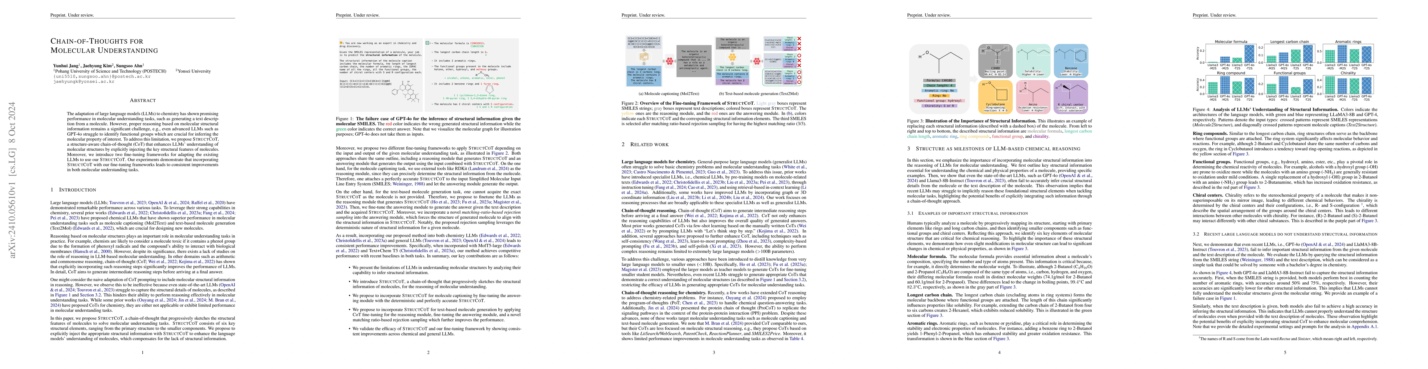 Thumbnail for Chain-of-Thoughts for Molecular Understanding