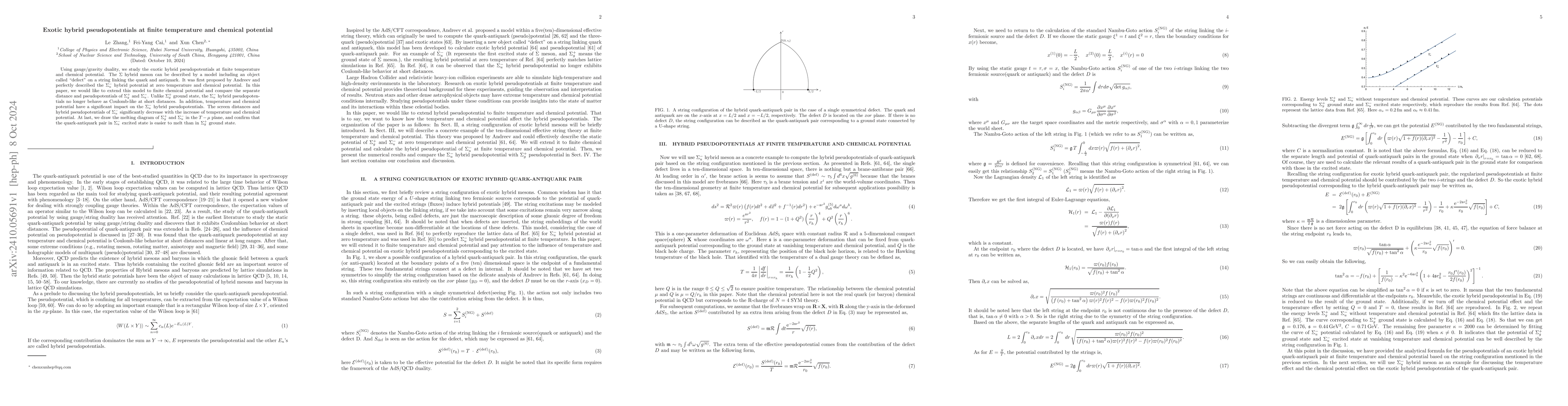 Thumbnail for Exotic hybrid pseudopotentials at finite temperature and chemical
  potential
