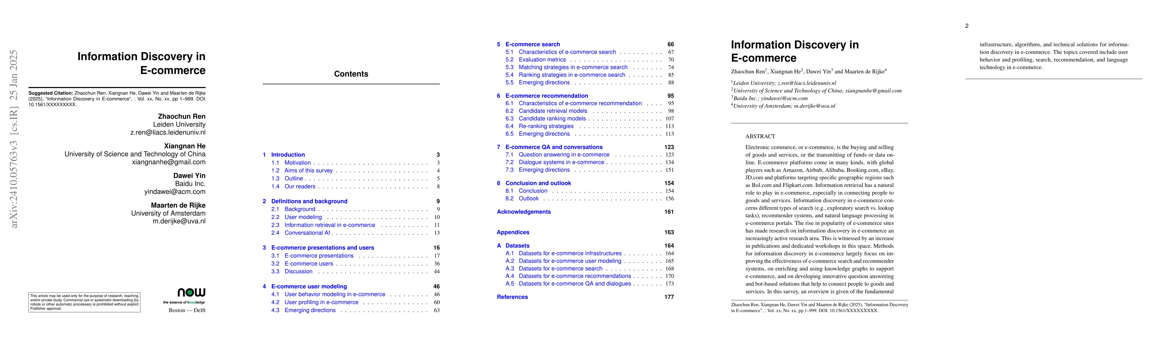 Thumbnail for Information Discovery in e-Commerce