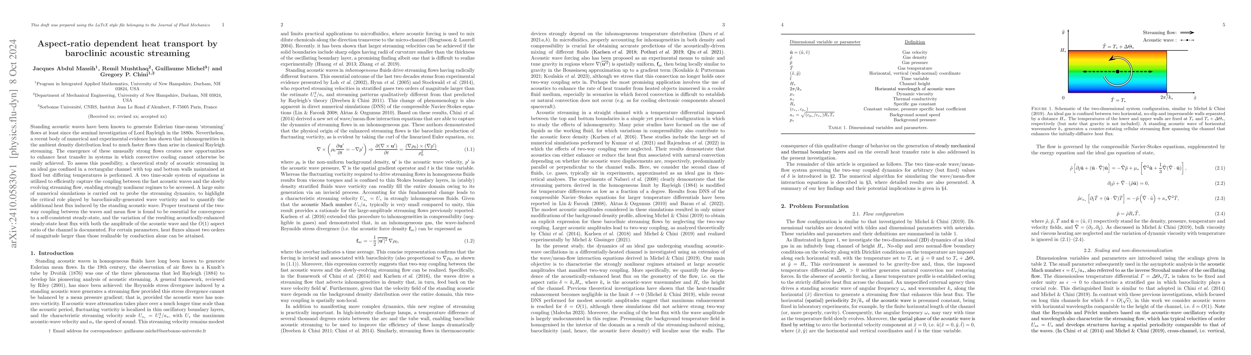Thumbnail for Aspect-ratio-dependent heat transport by baroclinic acoustic streaming