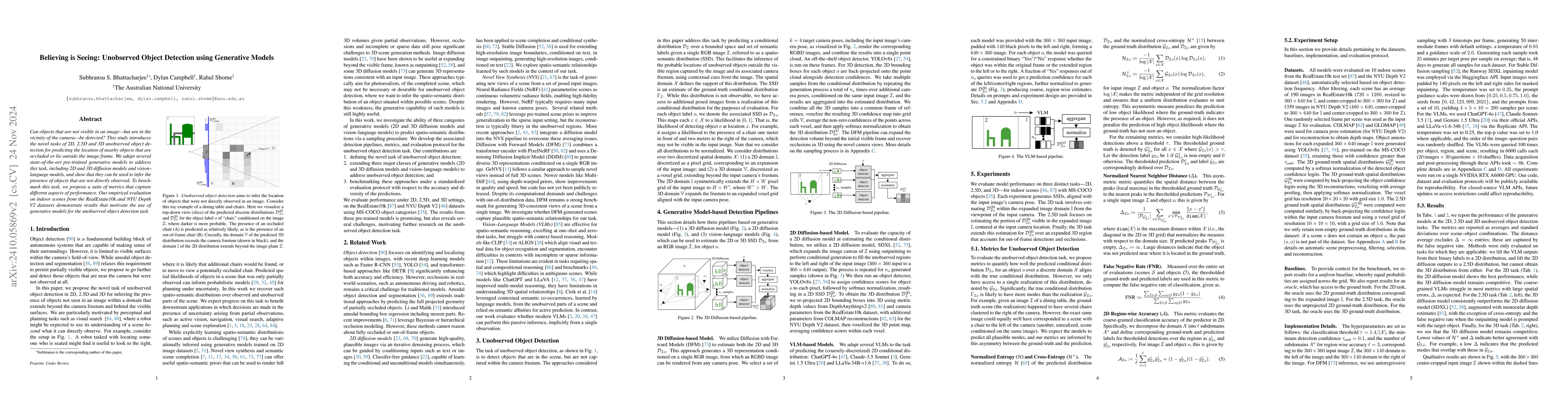 Thumbnail for Unobserved Object Detection using Generative Models