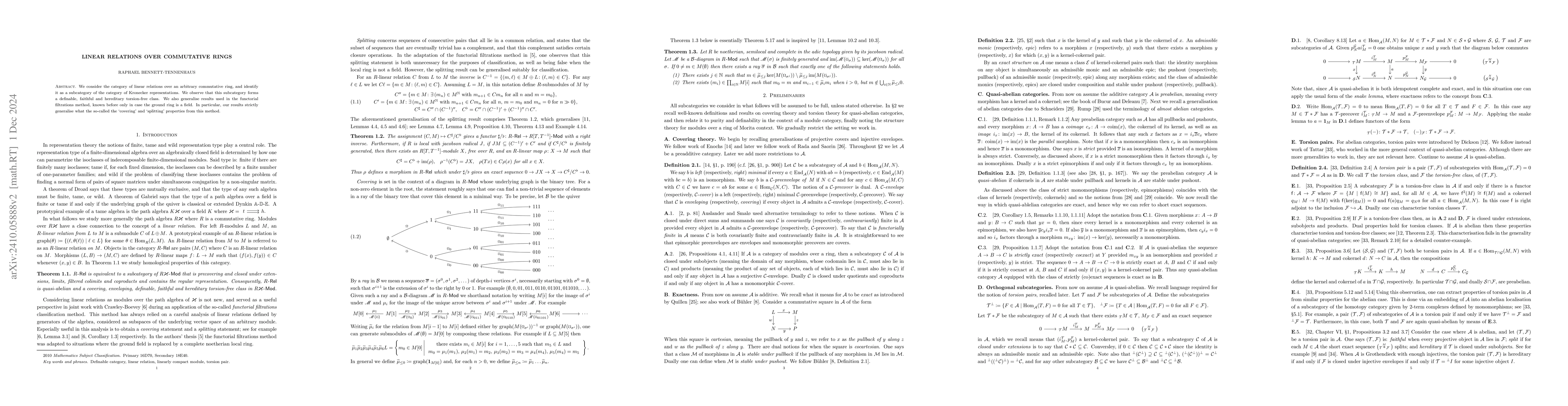 Thumbnail for Linear relations over commutative rings