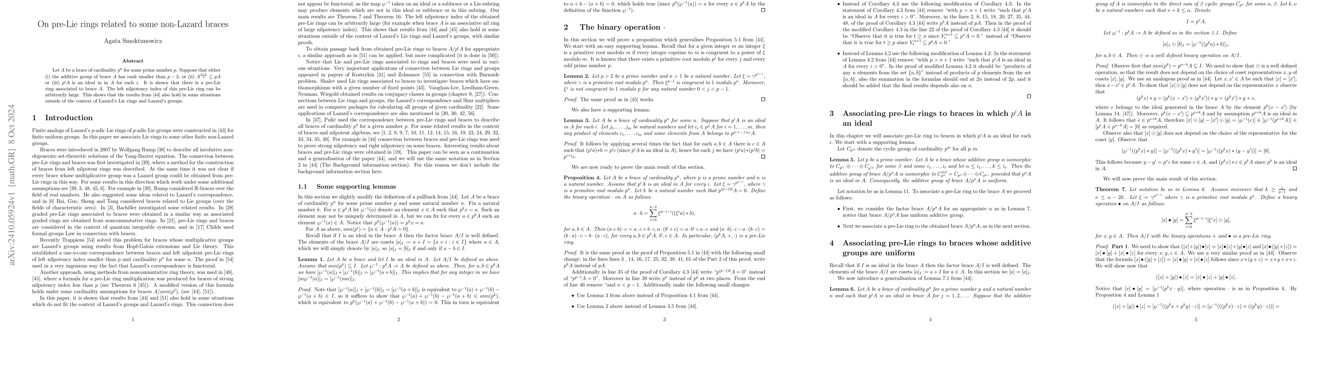 Thumbnail for On pre-Lie rings related to some non-Lazard braces