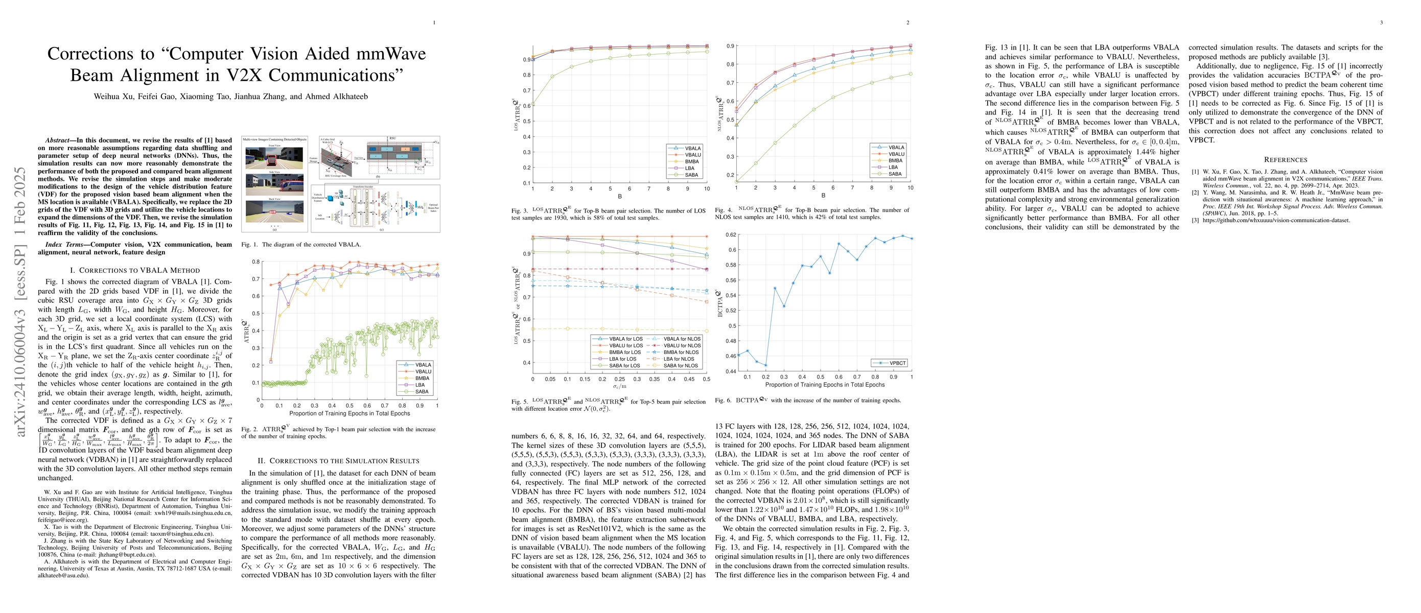 Thumbnail for Corrections to "Computer Vision Aided mmWave Beam Alignment in V2X
  Communications"