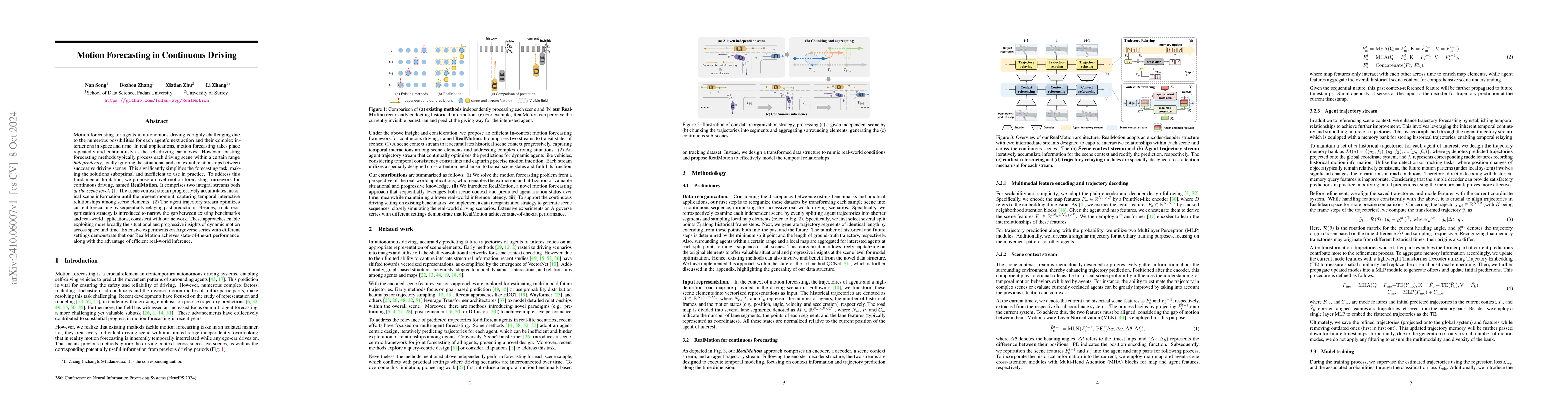 Thumbnail for Motion Forecasting in Continuous Driving
