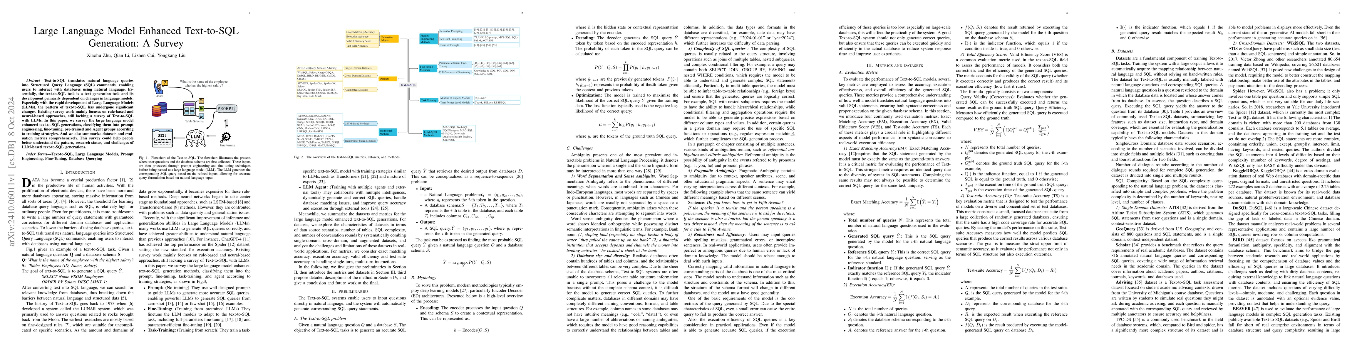 Thumbnail for Large Language Model Enhanced Text-to-SQL Generation: A Survey
