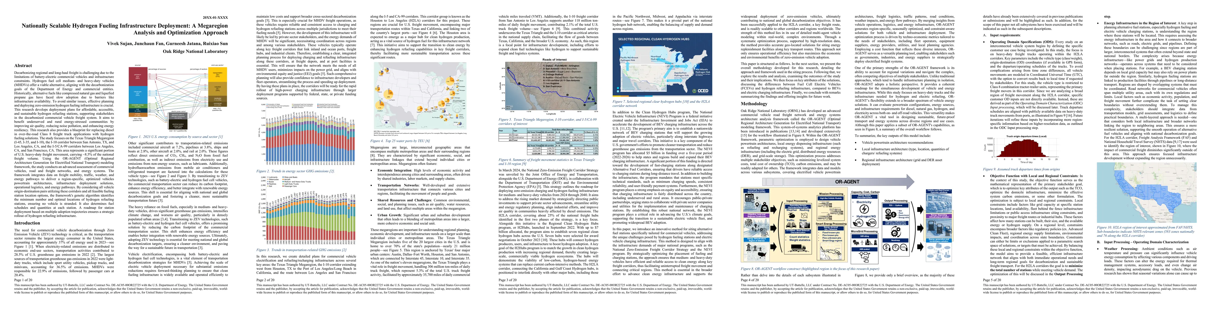 Thumbnail for Nationally Scalable Hydrogen Fueling Infrastructure Deployment: A
  Megaregion Analysis and Optimization Approach