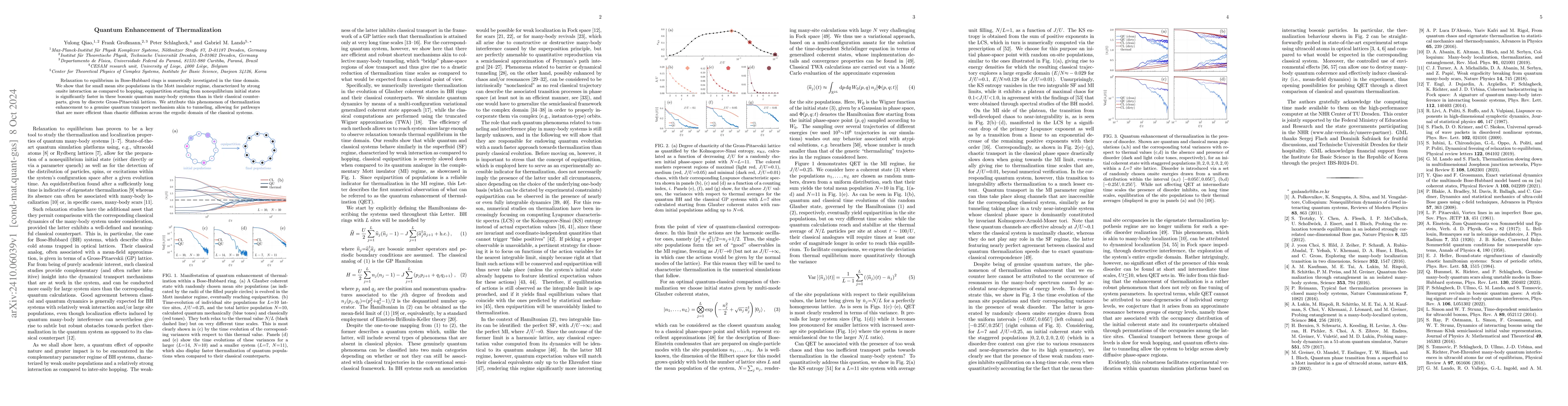 Thumbnail for Quantum Enhancement of Thermalization