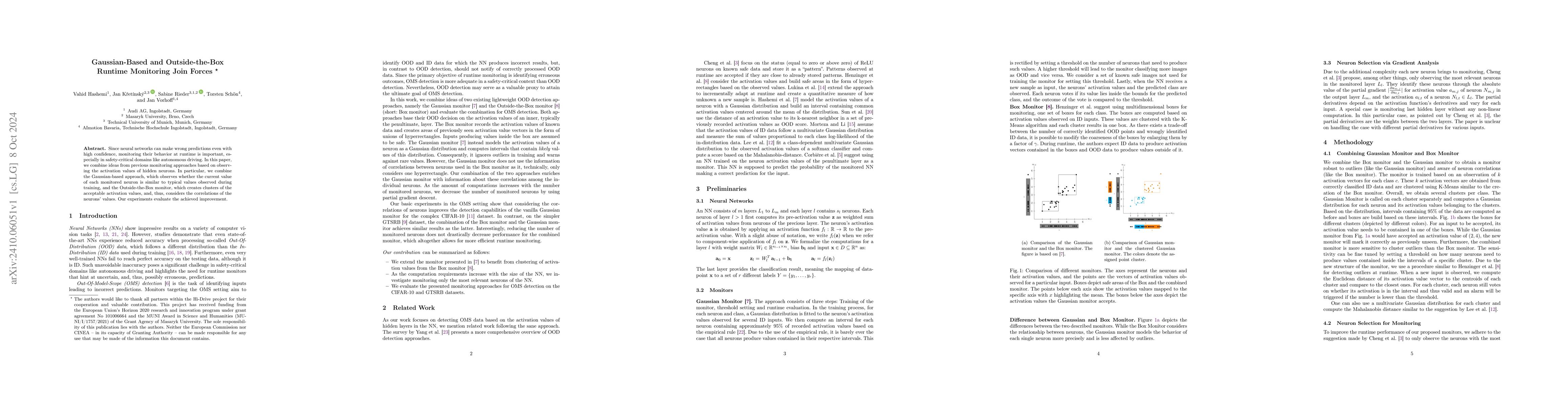 Thumbnail for Gaussian-Based and Outside-the-Box Runtime Monitoring Join Forces