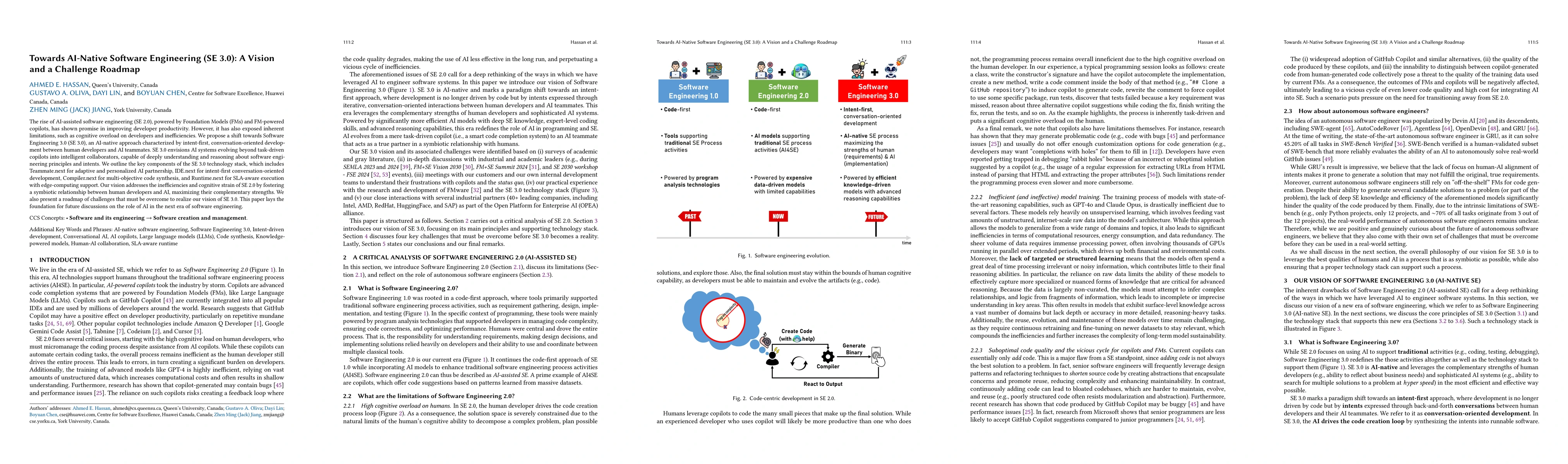Thumbnail for Towards AI-Native Software Engineering (SE 3.0): A Vision and a
  Challenge Roadmap