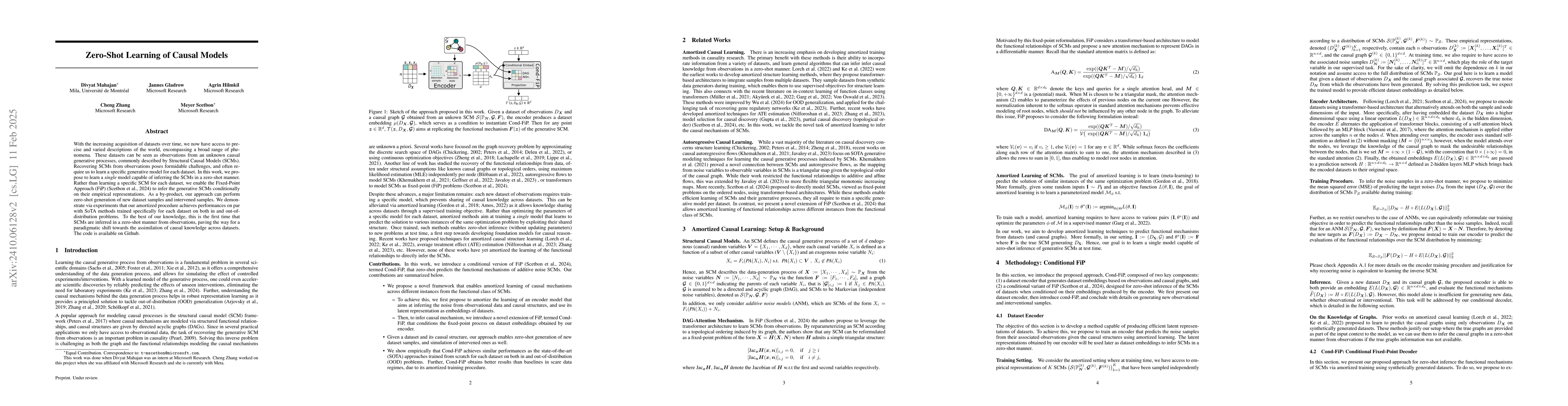 Thumbnail for Zero-Shot Learning of Causal Models