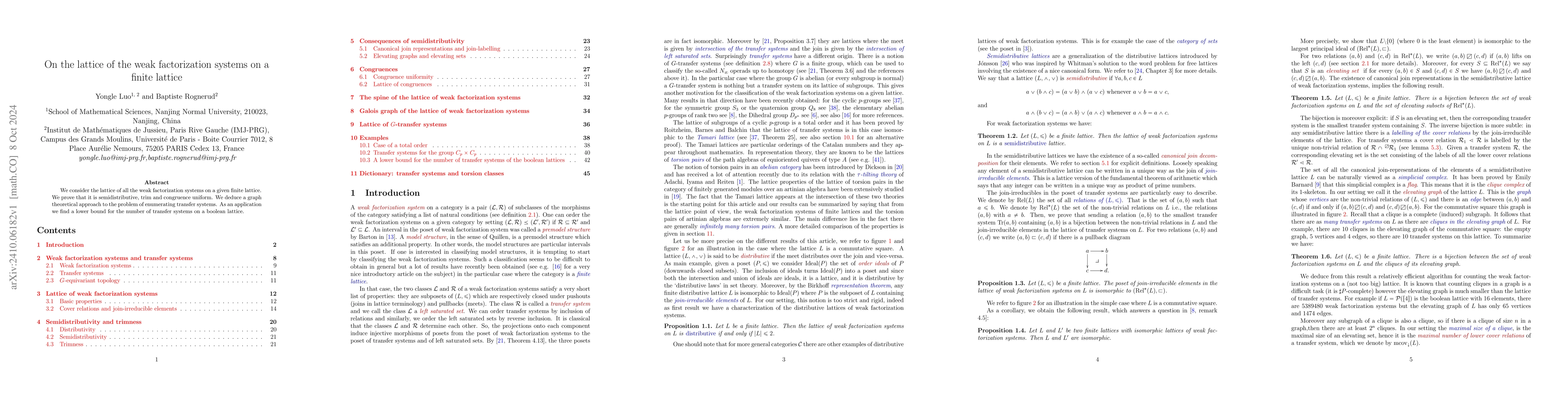 Thumbnail for On the lattice of the weak factorization systems on a finite lattice