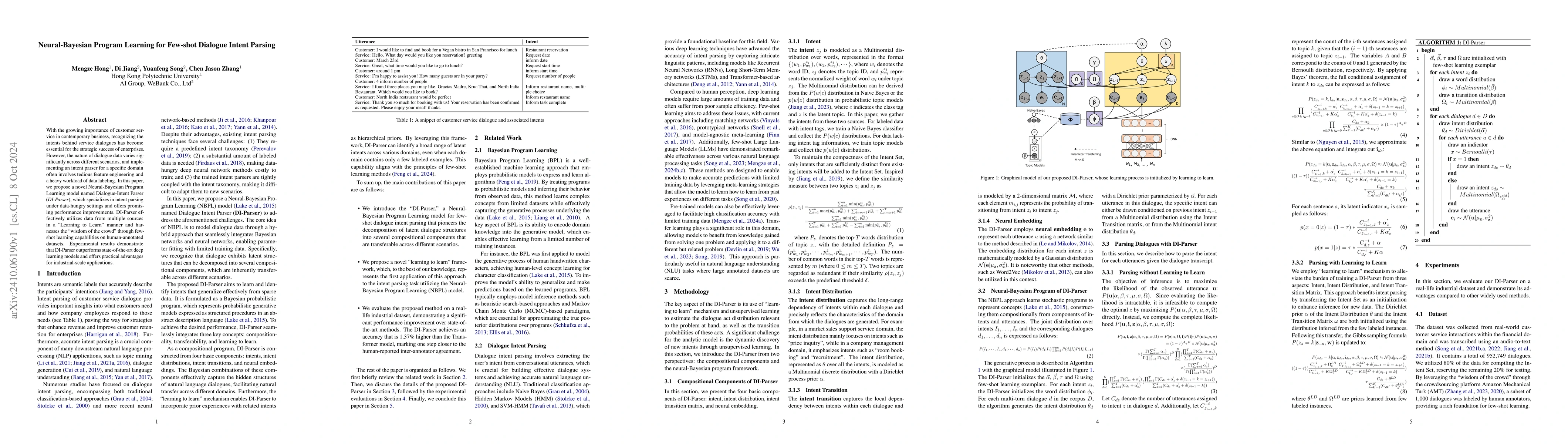 Thumbnail for Neural-Bayesian Program Learning for Few-shot Dialogue Intent Parsing