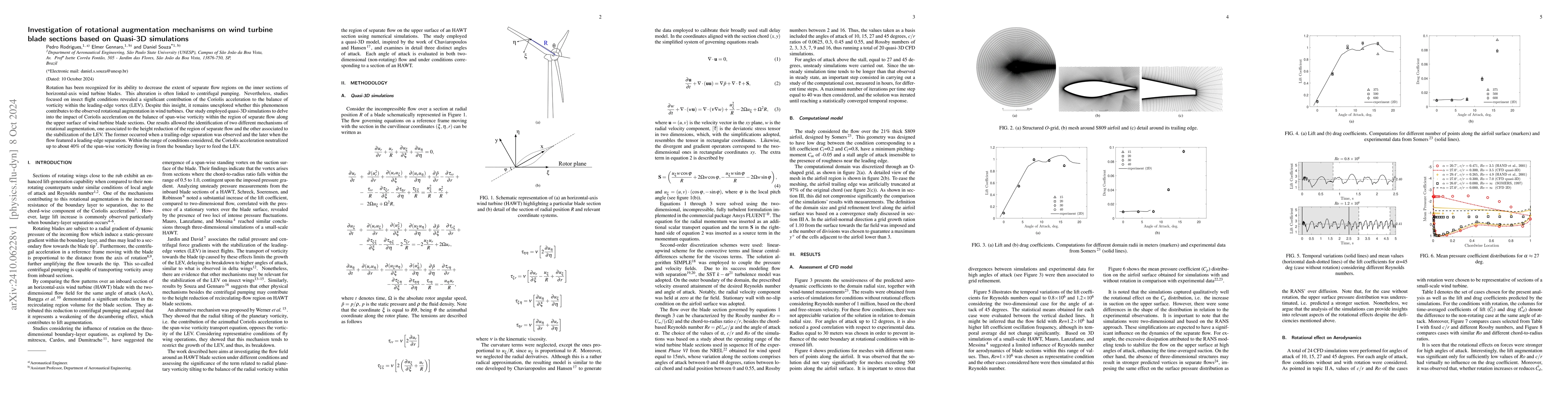 Thumbnail for Investigation of rotational augmentation mechanisms on wind turbine
  blade sections based on Quasi-3D simulations