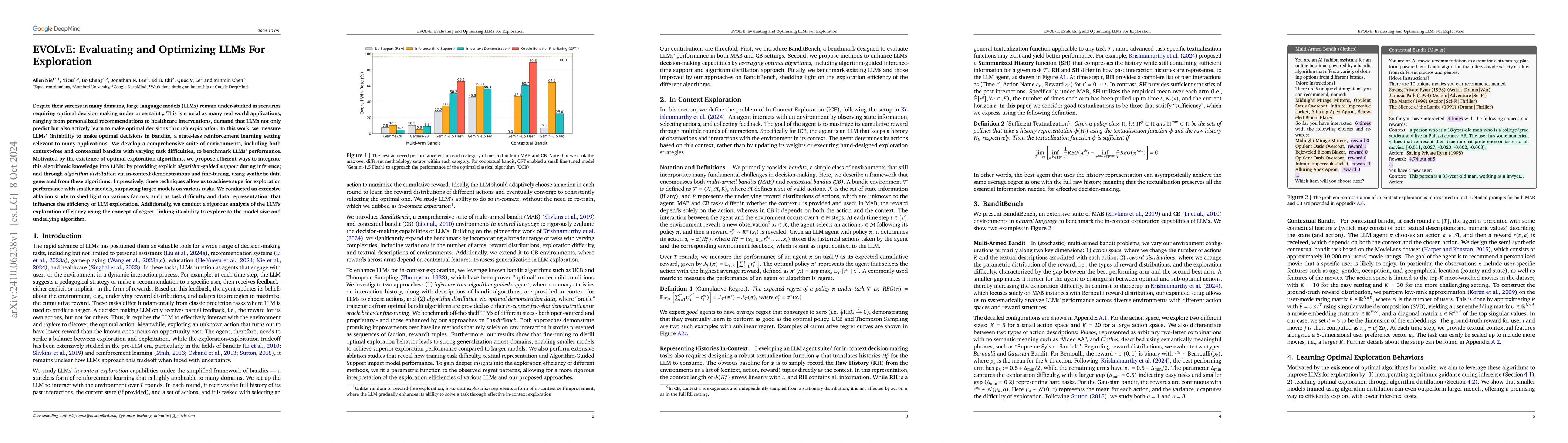 Thumbnail for EVOLvE: Evaluating and Optimizing LLMs For Exploration