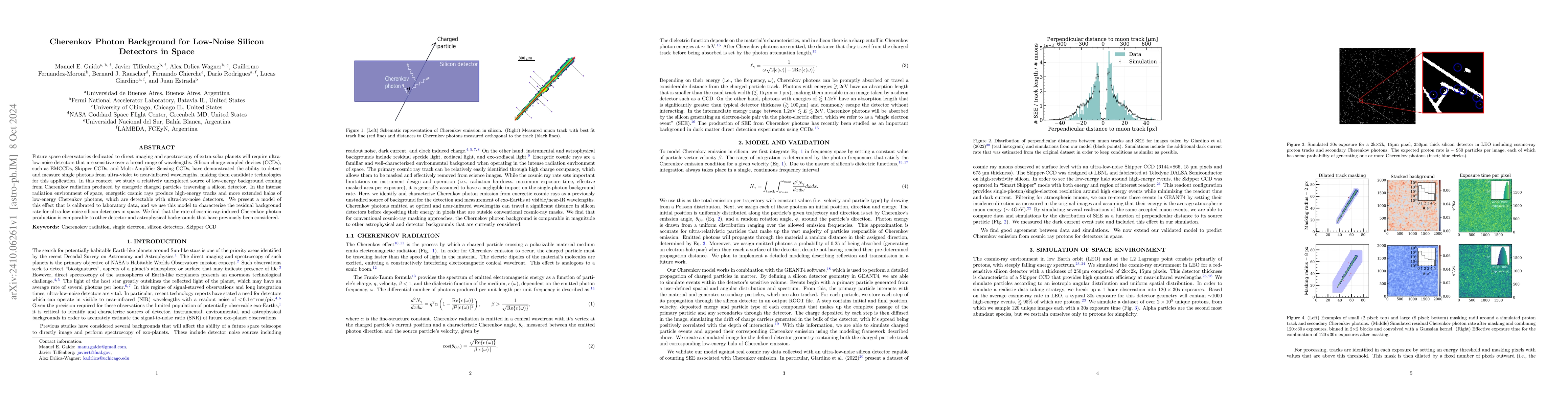 Thumbnail for Cherenkov Photon Background for Low-Noise Silicon Detectors in Space