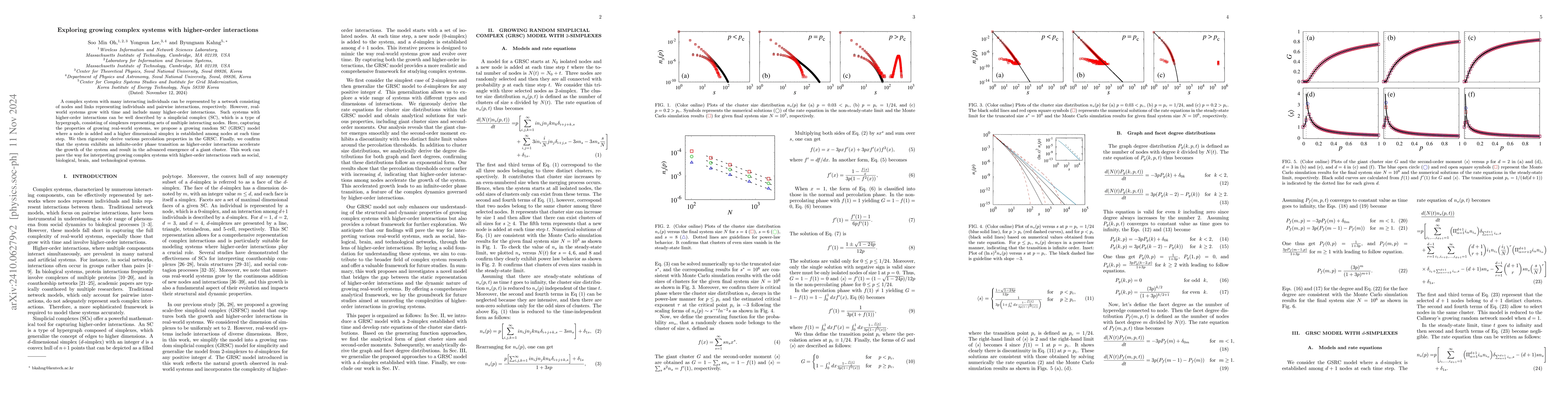 Thumbnail for Exploring growing complex systems with higher-order interactions