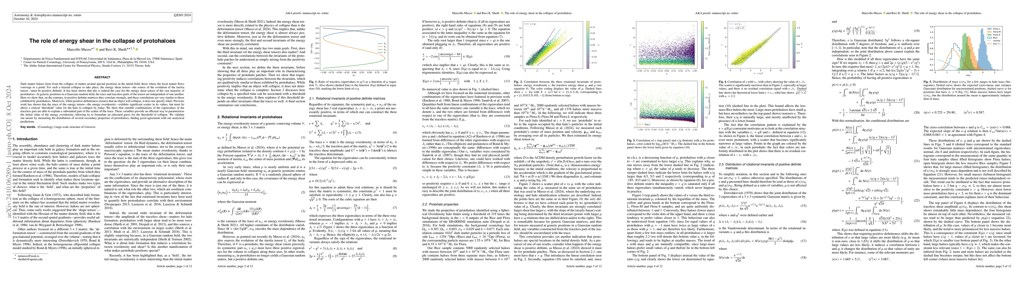 Thumbnail for The role of energy shear in the collapse of protohaloes