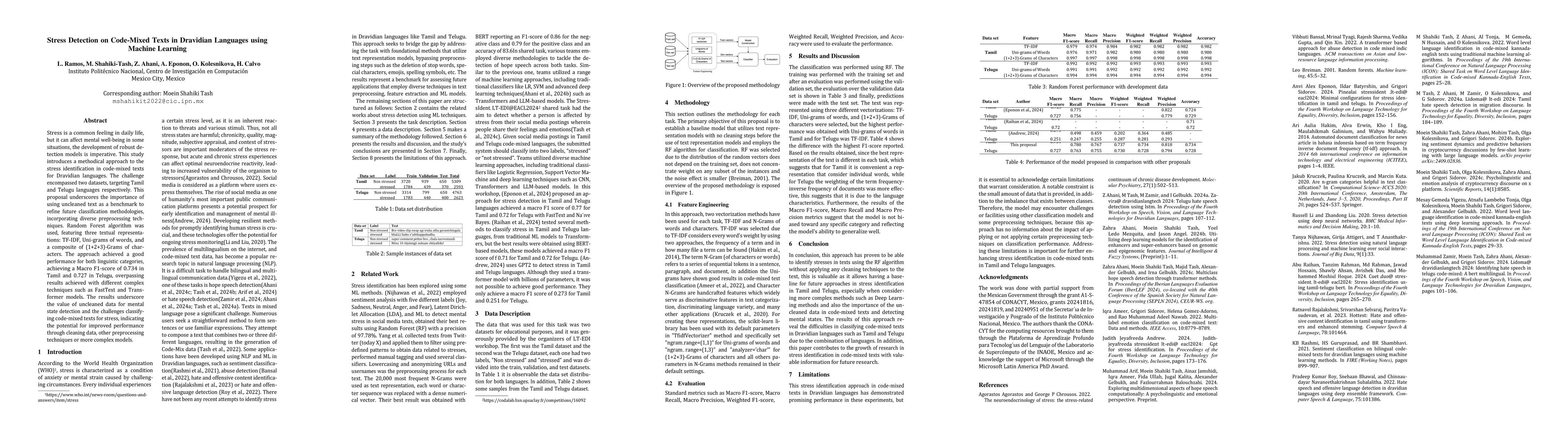Thumbnail for Stress Detection on Code-Mixed Texts in Dravidian Languages using
  Machine Learning