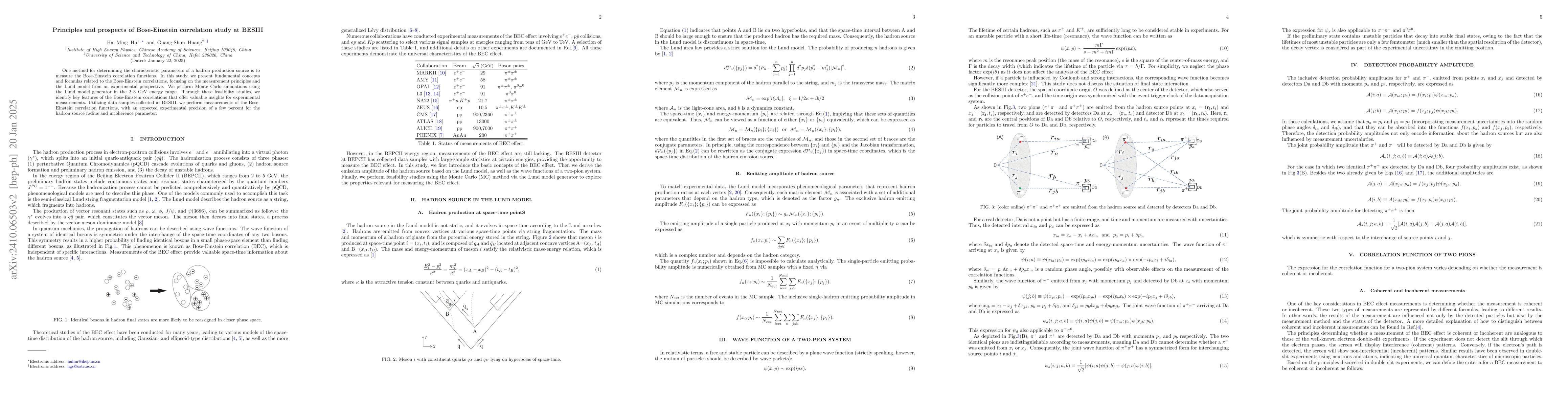 Thumbnail for Principle and prospect of Bose-Einstein correlation study at BESIII