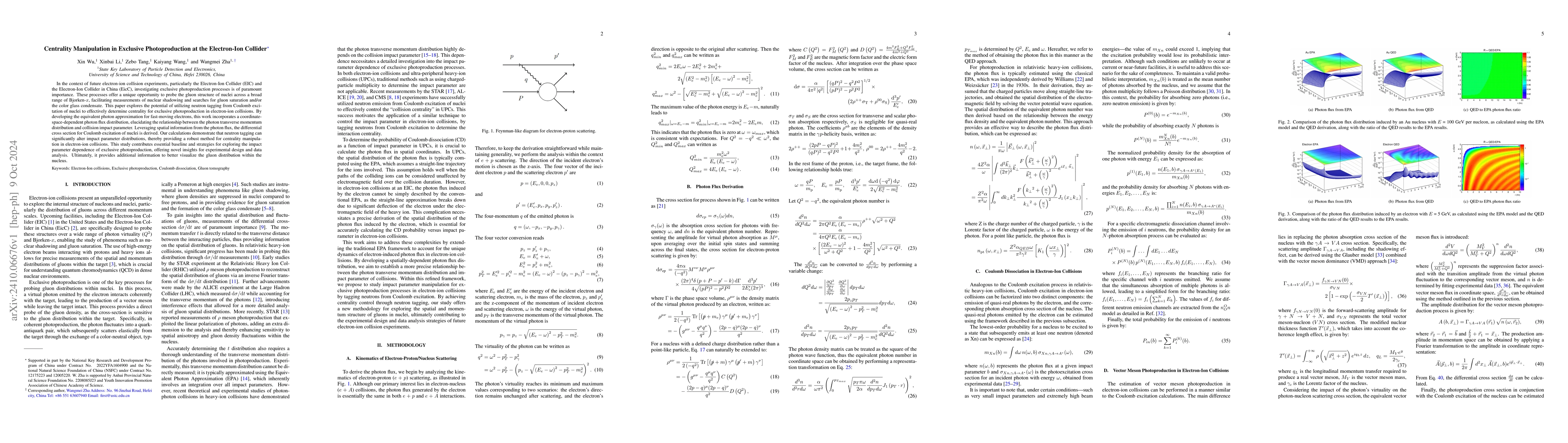 Thumbnail for Centrality Manipulation in Exclusive Photoproduction at the Electron-Ion
  Collider