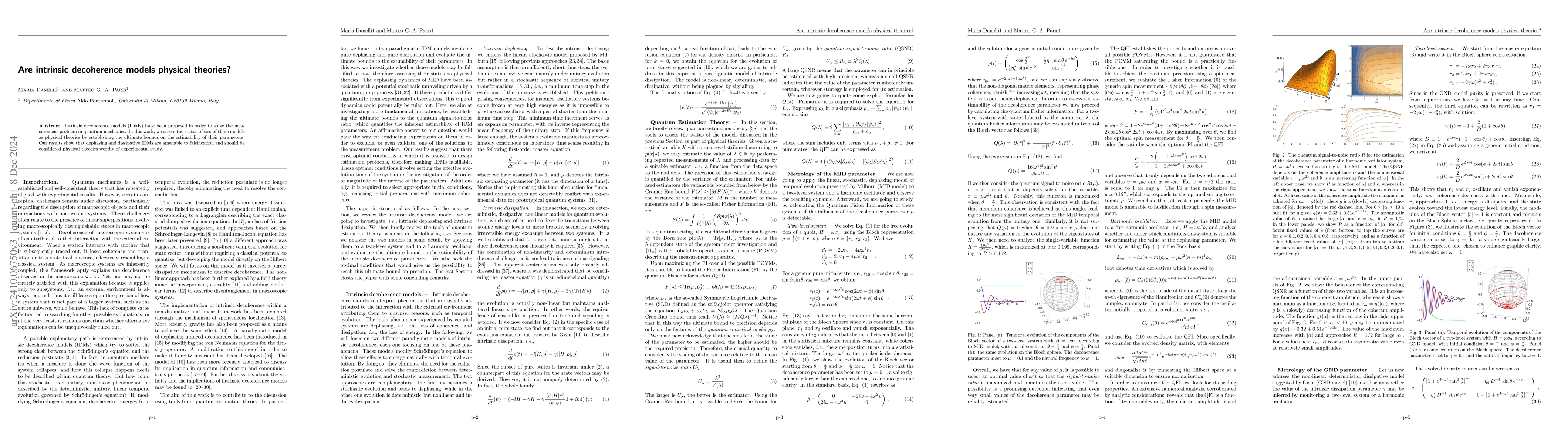 Thumbnail for Are intrinsic decoherence models physical theories?