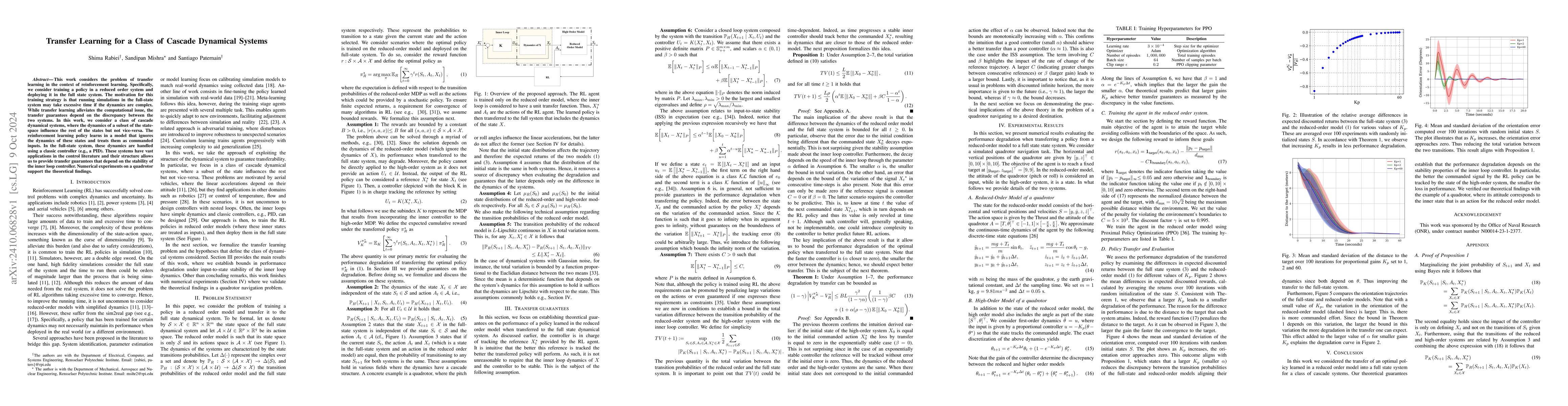 Thumbnail for Transfer Learning for a Class of Cascade Dynamical Systems