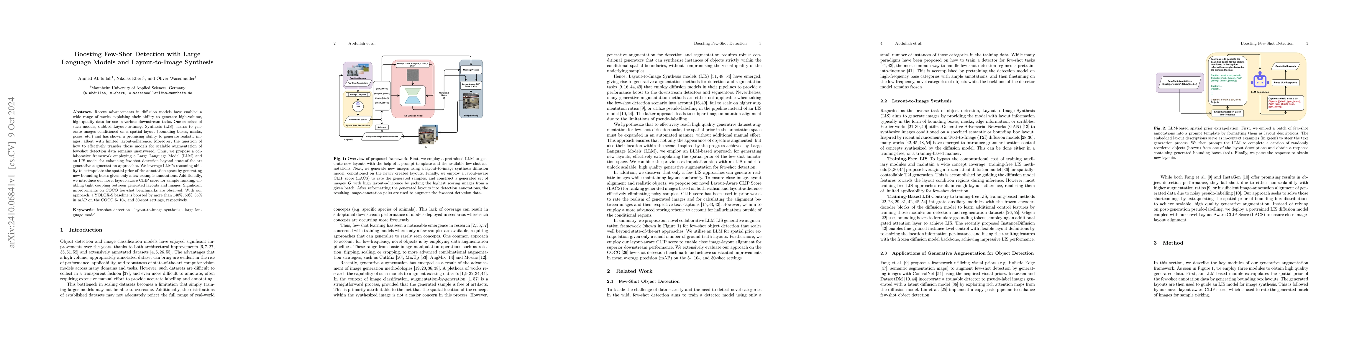 Thumbnail for Boosting Few-Shot Detection with Large Language Models and
  Layout-to-Image Synthesis