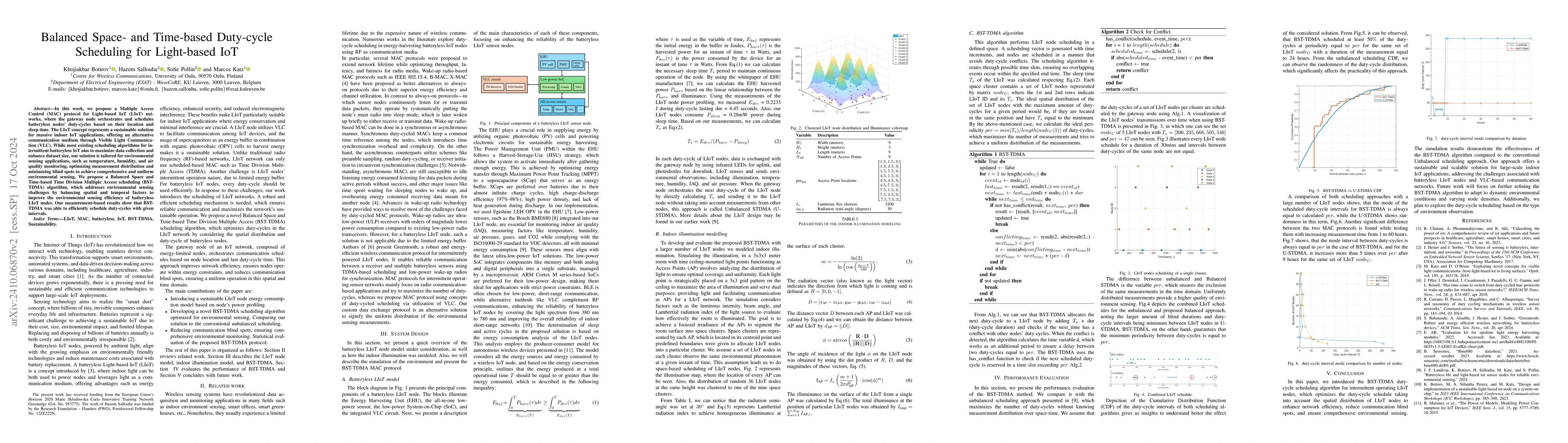 Thumbnail for Balanced Space- and Time-based Duty-cycle Scheduling for Light-based IoT